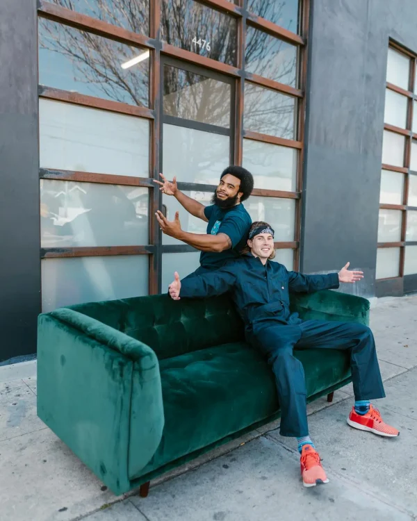 professional moving company in Montreal handling furniture during a move